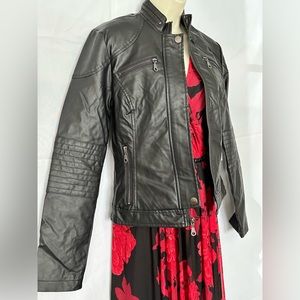 NWT Maralyn & Me | Zip Front Biker Jacket Size XS